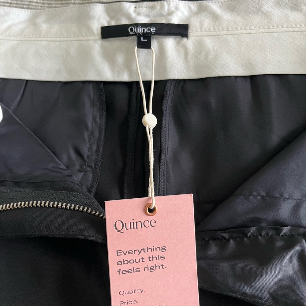Quince black wide legged dress pants. Brand new with tags. Never worn.